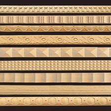 Miniatur Holzapplikation für