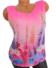 Chiffon Bluse Shirt  Ärmellos