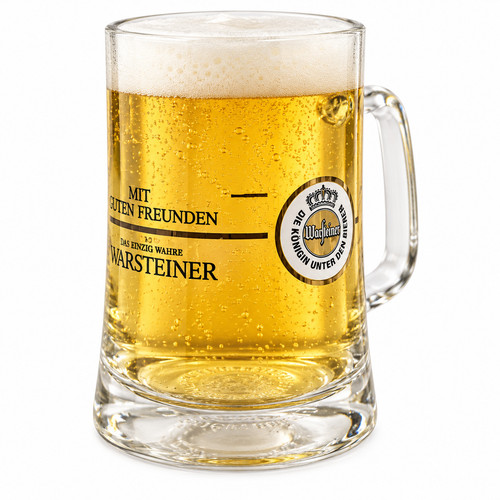 Warsteiner bierkrug glas krug - warsteiner,