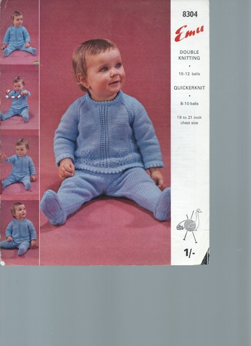 Emu 8304 baby pullover - emu, dk/qk
