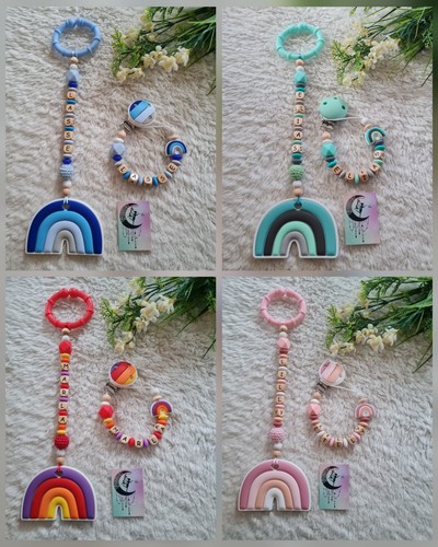 Schnullerkette mit namen maxi - mit,