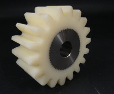 Stirnzahnrad Kunststoff | Modul 5 | gerade verzahnt | 18 Zähne | gesamt Ø 100mm