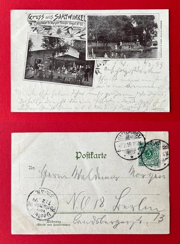 Berlin tegel 1899 gruss aus - berlin,