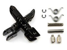 Fußrasten Paar vorne schwarz für Suzuki GSXR 1000 GSXR 750 GSXR 600 2001-2014