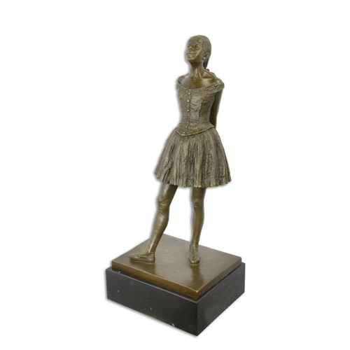 Bronzefigur junge tänzerin - bronzefigur,