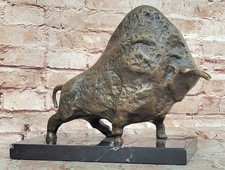 Messingskulptur Statue Bull