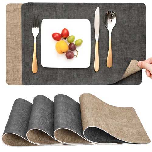 Tischset abwaschbar kunstleder - abwaschbar,