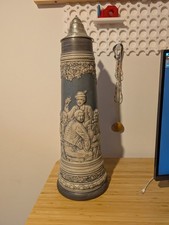 Gerz Bierkrug Zinndeckel