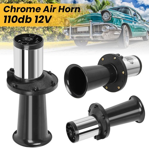 Oldtimer horn 12v verchromt - horn,