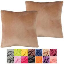 Kissenbezug Dekokissen 2er Pack - "60x60" Reißverschluss Kopfkissen Kissenhülle