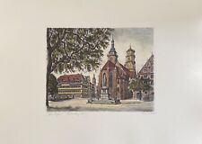 Karl Zwicker, handsignierte