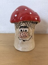 Deko Figur Fliegenpilz Schwammerl aus Ton