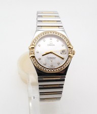 Omega Constellation Automatik 27mm Stahl/Gold Lady  Ref. 866.1201 Diamanten
