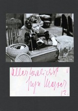Inge Meysel+ - seltenes original Autogramm - "DIE UNVERBESSERLICHEN"
