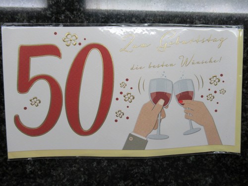 Geburtstagskarte - , 50