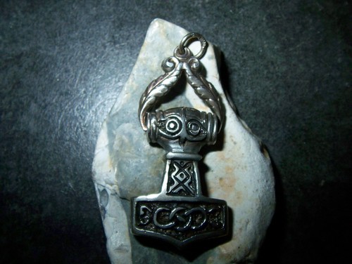 Anhänger-Thorhammer-Eule-Uhu-