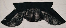 Vintage Spitzenkragen Schwarz