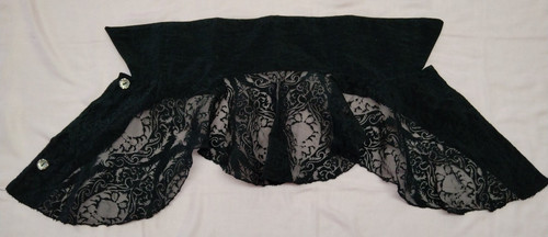 Vintage spitzenkragen schwarz - vintage,