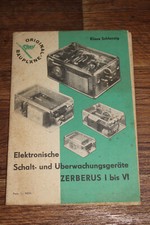 original baupläne schlenzig elektronische schalt und überwachungsgeräte zerberus