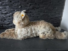 Steiff Luchs Lynx Molly liegend 102752 80cm KF 90er