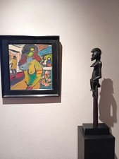 senufo stab oberteil  figur