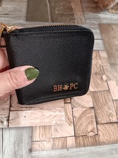 Beverly Hills Polo Club Geldbörse Damen Schwarz Klein Kunstleder 