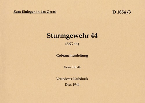Sturmgewehr - (stg, 44)