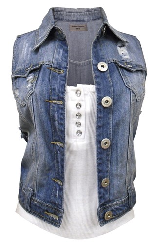 Neu damen denim weste - neu,