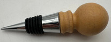 Weinferschluss Flaschenverschuss Kegel Edelstahl Holz Kugel Edel Schwer Stopper