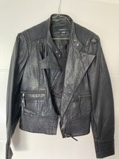 Mango Lederjacke Echtleder