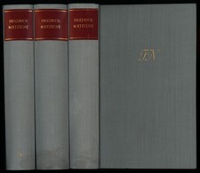 Nietzsche, Werke in 3 Bänden