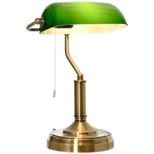HOMCOM Banker Tischlampe mit