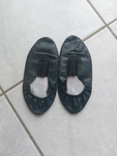 Rumpf Leder Yoga Voltigier Tanz Gymnastik Turn Show Akrobatik Schuh schwarz Gr39