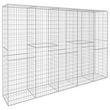 Gabionenwand mit Abdeckung