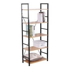 5 Ablagen Standregal Blumentreppe Bücherregal Badregal Haushaltsregal bgr9308hei