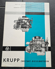 KRUPP Dieselmotoren Kompressorbremse LKW 11.1957 Prospekt