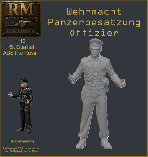 Ww2 wehrmacht figur - 1:16,