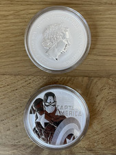Captain Amerika Marvel Tuvalu 1 Oz 6. Ausgabe Perth Mint 2019