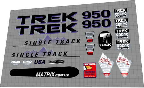 1990 trek single - trek,