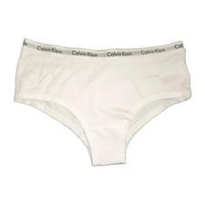 Slip Panty Gr. 152/164 Calvin Klein weiß m. schwarzen Schriftzug (2)