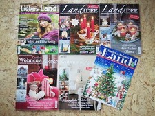 5 Winter Weihnacht Zeitschriften,, Wohnen Und Deko ''LandIDEE,Liebes Land,Advent