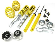 FK AK-STREET GEWINDEFAHRWERK + 2x DOMLAGER + KOPPELSTANGEN -> FÜR BMW 3ER E46