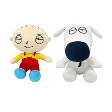 Family Guy Stewie & Brian Plüschfiguren 20cm Set Kuscheltiere Sammlung Geschenk