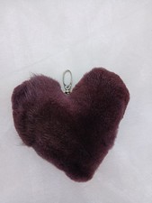 Herz Aus Echtem Nerz Geschoren  Schlüssel Taschenanhänger Geschenkidee 