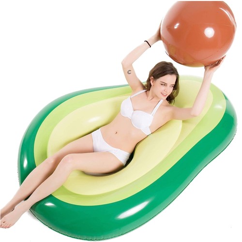 Aufblasbarer avocado schwimmer - avocado,
