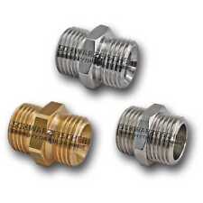 Doppelnippel Messing Edelstahl