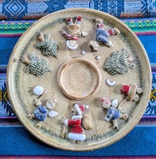 Ton-Deko-Teller Weihnachten