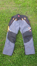 ENGELBERT STRAUSS Schnittschutzhose Gr.60 untersetzt grau/orange Bundhose