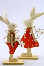 Holz-Hase-Osterhase-Holzdeko-O