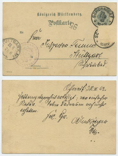 51775 württemberg ganzsache - 51775,